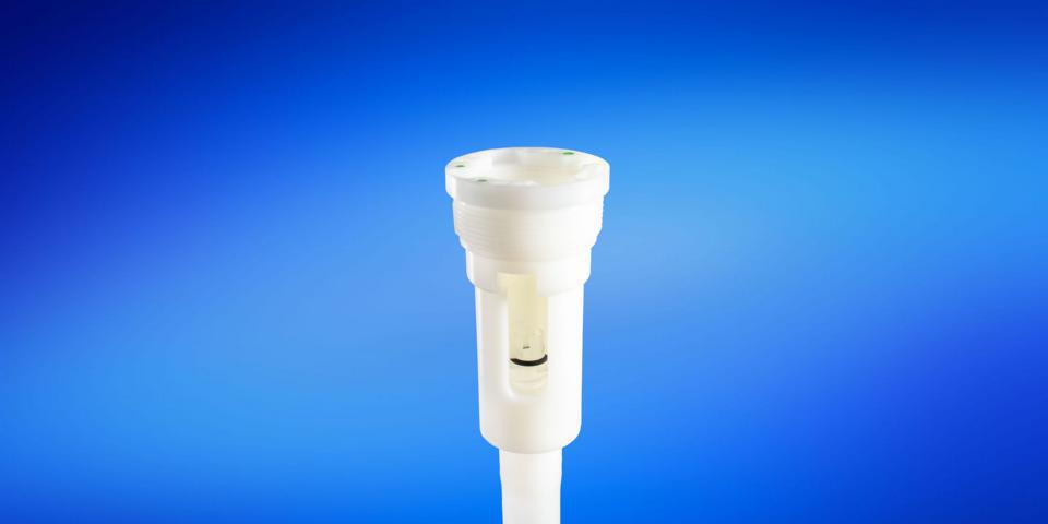 Dip tubes with an integrated check valve